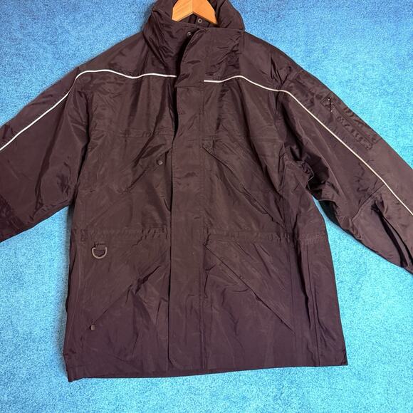 Wear Guard Mens M Black Utility Jacket Vintage Fall Winter Multi Pocket Workwear - Picture 3 of 16